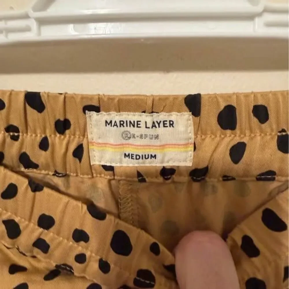 Fun Vintage Marine Layer Leopard Print Casual Pants – Medium – Soft & Chic - Picture 5 of 5